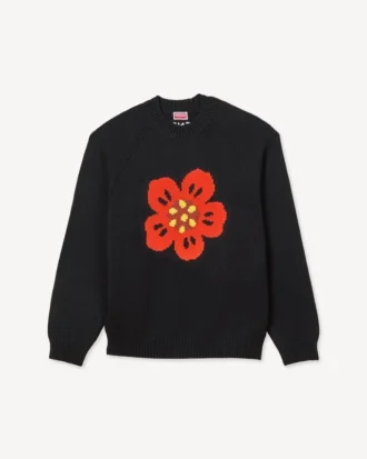 コットンウール製「Boke Flower」ジャンパー