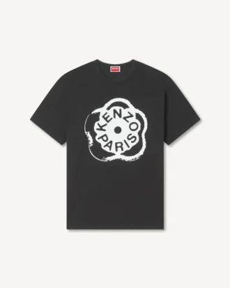 『Boke Flower 2.0』コットン製ルーズシャツ