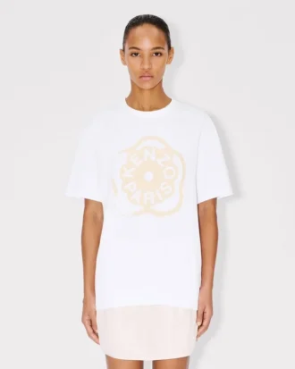『Boke Flower 2.0』コットン製ルーズシャツ