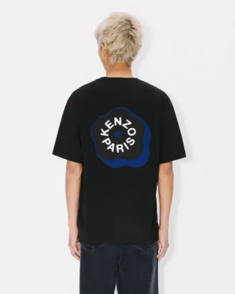 コットン製『Boke Flower 2.0』刺繍入りオーバーサイズTシャツ