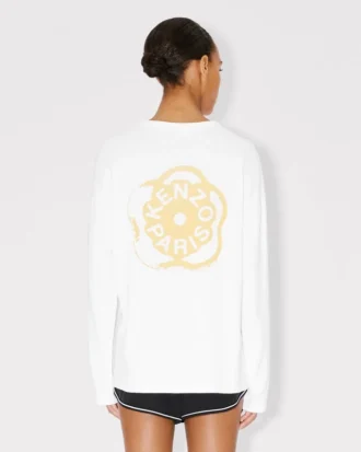 コットン製「Boke Flower 2.0」長袖Tシャツ