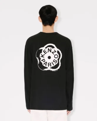 コットン製「Boke Flower 2.0」長袖Tシャツ