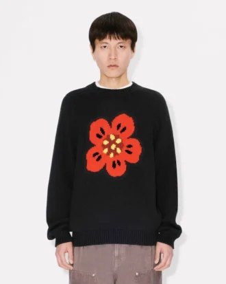 コットンウール製「Boke Flower」ジャンパー