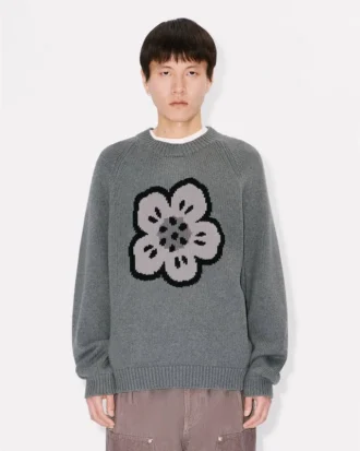 コットンウール製「Boke Flower」ジャンパー