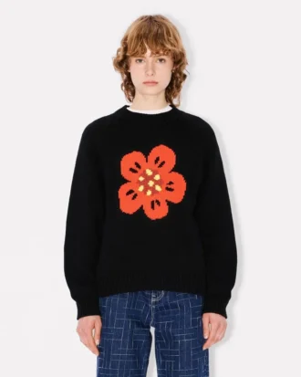 コットンウール製「Boke Flower」ジャンパー