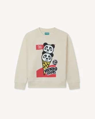 フレンチテリー素材の「Happy Sweet」スウェットシャツ