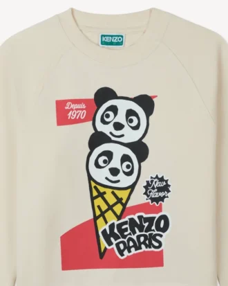フレンチテリー素材の「Happy Sweet」スウェットシャツ