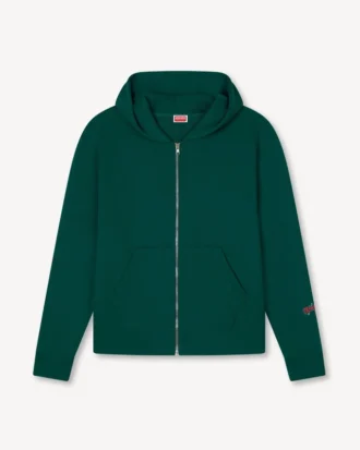 Kenzo ウィンターホリデーズ コットン製ジップアップフーディ