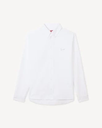 Kenzo シグネチャー シーサーカーコットン カジュアルシャツ