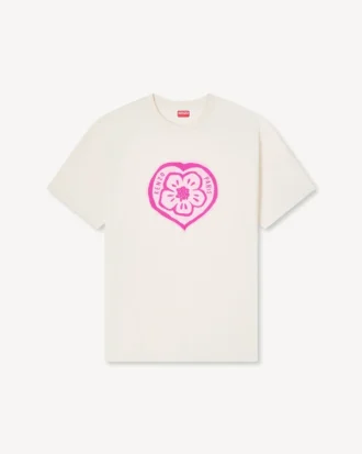 Kenzo ボケ ハート コットン製ルーズシャツ