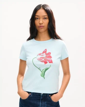 コットン製「Kenzo・チューリップ」シャツ