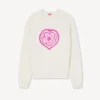 Kenzo ボケ ハート コットン スウェットシャツ