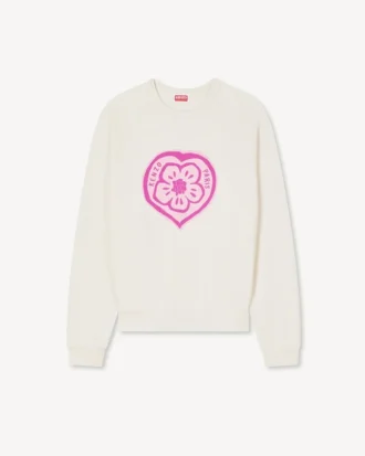 Kenzo ボケ ハート コットン スウェットシャツ