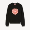 Kenzo ボケ ハート コットン スウェットシャツ