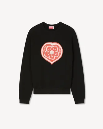 Kenzo ボケ ハート コットン スウェットシャツ