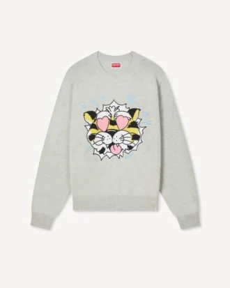 Kenzo ワイルド・タイガー コットンウール製ジャンパー