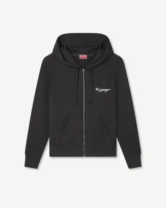 Kenzo ワイルドタイガー コットン製ジップアップフーディ