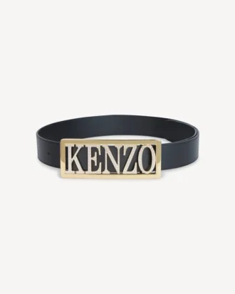 Kenzo バックル レザー製 ワイドベルト