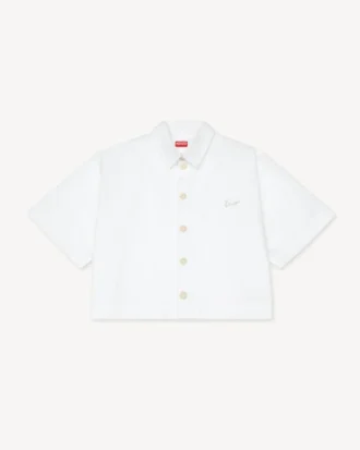 Kenzo シグネチャー コットンポプリン製半袖シャツ
