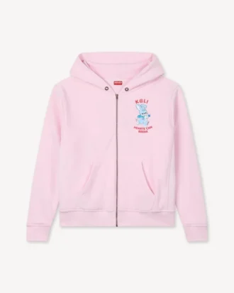 Kenzo カートゥーン コットン製ジップアップフーディ