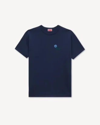 Kenzo チューリップ 刺繍入り スリムシャツ（コットン）