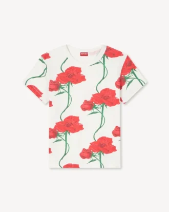 Kenzo アーカイブ ローズ シャツ（コットン）