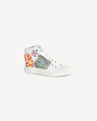 Kenzo ホシ コットンキャンバス製ハイトップスニーカー