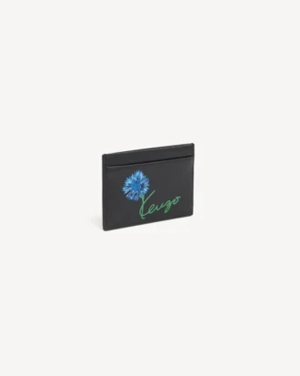 Kenzo チューリップ カードホルダー（レザー製）