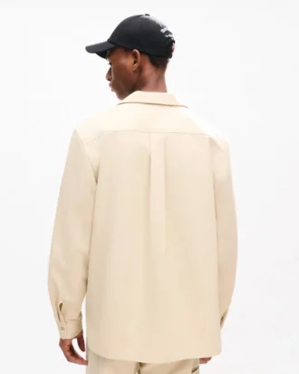 Kenzo シグネチャー オーバーサイズシャツ（ヘリンボーンコットン）