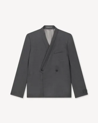 Kenzo ウィーブ」 アジャストド・テーラード キモノジャケット（ウールジャカード）