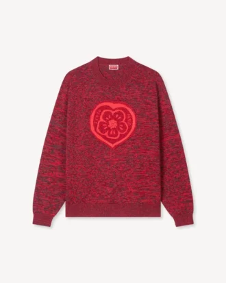 Kenzo ボケ・ハート コットンウール製ジャンパー