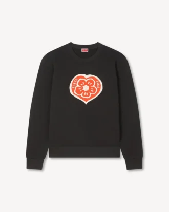 Kenzo ボケ ハート コットン スウェットシャツ
