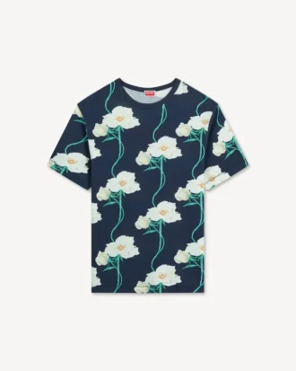 Kenzo アーカイブ ローズ シャツ（コットン）