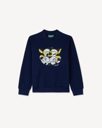 フレンチテリー素材のスウェットシャツ「Kenzo ワイルドタイガー」