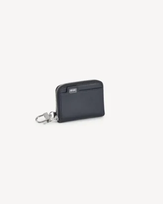 Kenzo「タブ」レザー製キーホルダー