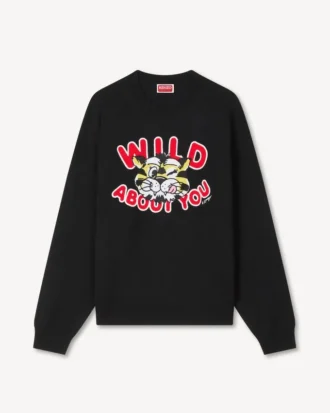 ウール・コットン混紡の「Kenzo ワイルドタイガー」ジャンパー