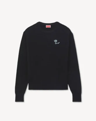 Kenzo チューリップ 刺繍入りジャンパー（スポンジコットン素材）