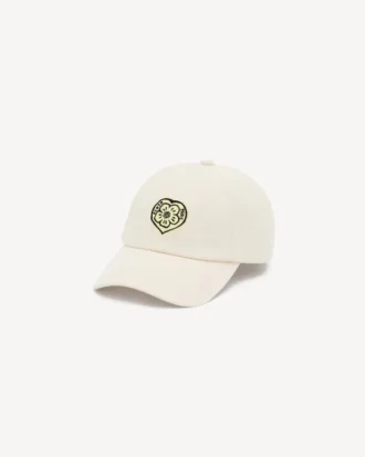 Kenzo ボケ ハート 刺繍入りコットンキャップ