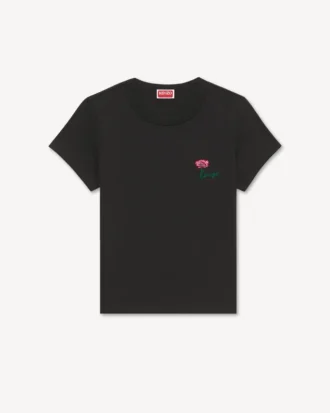 Kenzo チューリップ 刺繍入りコットンシャツ