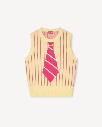 Kenzo トロンプ・ル・イール ウールコットン ベスト