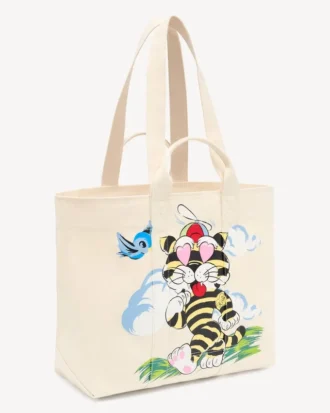 Kenzo カートゥーン ラージ トートバッグ（キャンバス）