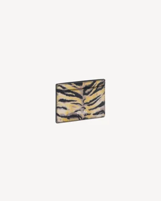 Kenzo タイガー レザー製カードホルダー