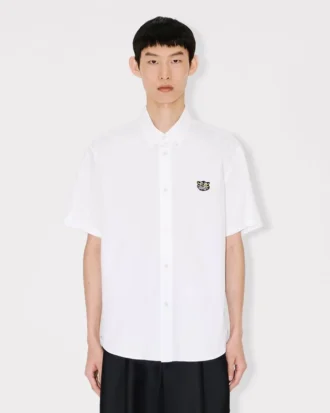 Kenzo ワイルド・タイガー コットンポプリン製半袖シャツ