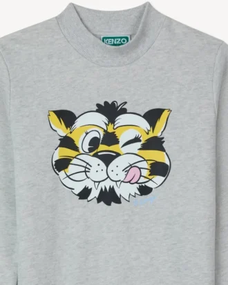 フレンチテリー素材のスウェットシャツ「Kenzo ワイルドタイガー」