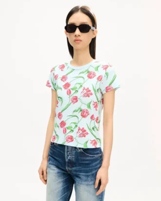 コットン製「Kenzo・チューリップ」シャツ
