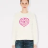 Kenzo ボケ ハート コットン スウェットシャツ