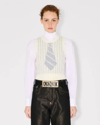 Kenzo トロンプ・ル・イール ウールコットン ベスト
