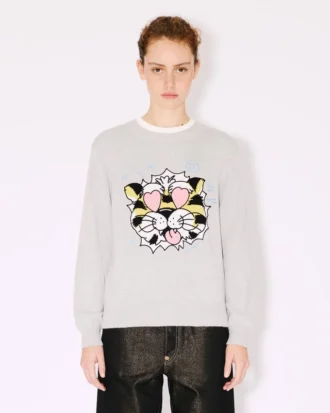 Kenzo ワイルド・タイガー コットンウール製ジャンパー