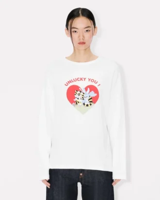 Kenzo カートゥーン コットン製長袖シャツ