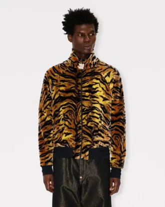 Kenzo「タイガー」トラックジャケット（ベルベットジャカード）